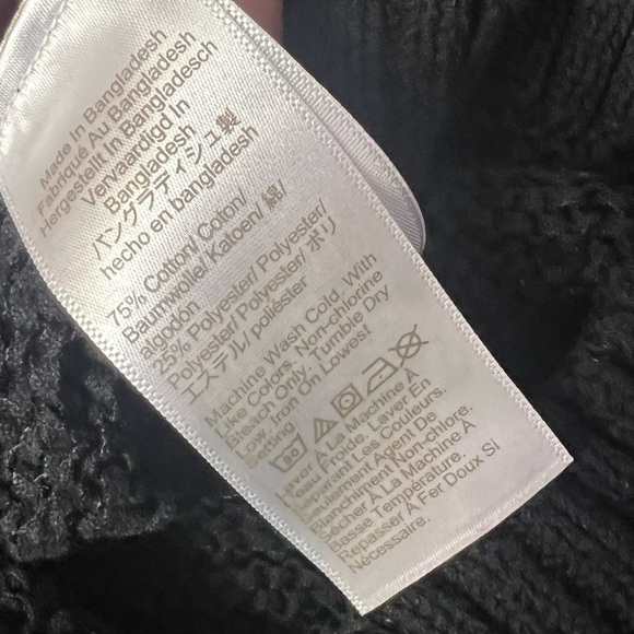 J. CREW Crocheted Black Tank Top - Picture 3 of 4